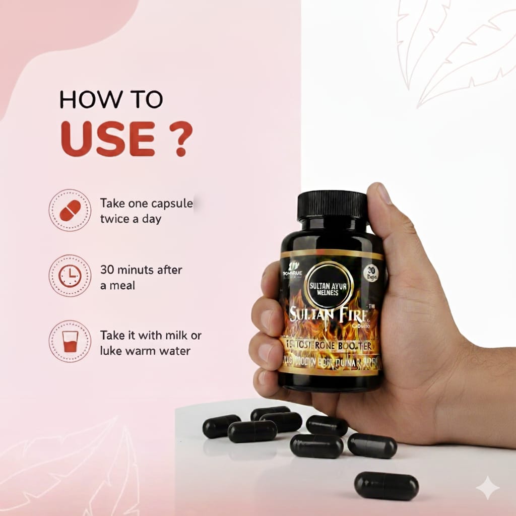 Sultan Fire Testosterone Booster Capsule Ingredients